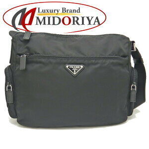 Prada Vela Nylon Shoulder Bag Nero Black
